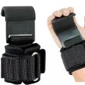 Heavy Duty Weight Lifting Hooks (1 Pair), Hand Grip Wrist Straps for Men and Women, Deadlift, Powerlifting, Pull up bar, Liftups, Shrugs -Hand Grips Workout Pads with Built in Adjustable Wrist Support Wraps for Power Lifting. 