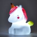 Cartoon Moon Unicorn shaped Led Night Light Bedroom Bedside Lamp Children Baby Kids Star Rainbow Shell Night Lamp Birthday Party Gifts.