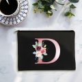 【HOT】 Outdoor Girl Makeup Bag Pink Letters Pattern Cute Purses Toiletries Organizer Waterproof Female Storage Cosmetic Bags & Cases. 