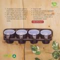 4pcs/lot Spices Jars Seasoning Box Spice Rack. 