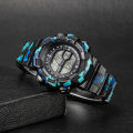 Electronic Watch Calendar Alarm Clock Night Light Stopwatch Men's Student Watch. 