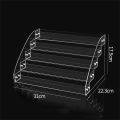 Plastic Acrylic Nail Polish Display Rack Stylish Multi-layer Acrylic Multi-Layer Plastic Transparent Jewelry Storage Box. 