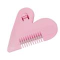 2 PCS Heart Shaped Hair Cutting Razor Comb Easy and Precise Hair Trimming Tool for Adults. 