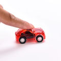 Pull Back Mini Cars Transparent Inertial Broken-Resistant Funny Car Model For Birthday Party Toys. 