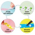 Creative Label Sticker Paper Roll with Self Adhesive for Peripage & Paperang Mini Pocket Thermal Printer Label Maker. 