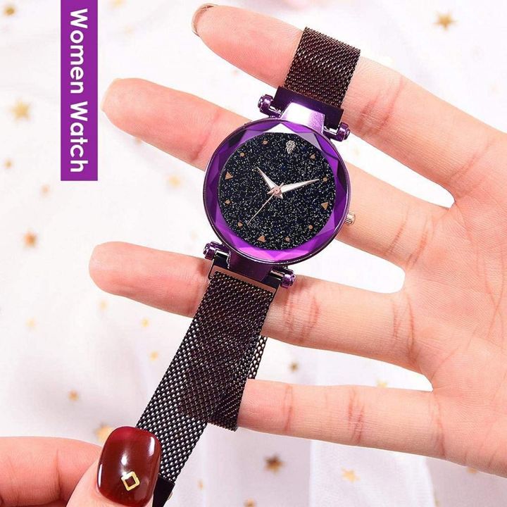 DAMIT%20Black%20Dial%20Magnet%20Strap%20Analogue%20Casual%20Women's%20Watch%20(Multicolour)%20-%20Image%207
