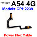Power Volume Flex Cable For OPPO A52 A53 A54 A55 A55S 4G 5G On OFF Power Volume Button Switch Control Key Flex Ribbon Part. 