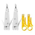 4x Punch Down Tool RJ45 RJ11 Cat5E Cat6 Network Phone Cable Socket Impact Terminal Insertion Tools. 