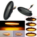 For Nissan Qashqai Dualis Juke Micra March Note X-Trail Leaf NPl 300 NAVARA Sequential Dynamic LED Side Marker Turn Signal Lights. 