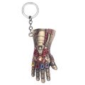 Avengers Thanos Infinity Gauntlet Keychain Disney Superhero Iron Man Infinity Gloves Keyrings Car Pendant Key Holder Accessories. 
