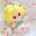 Plush Doll Adorable Anime Girl Plush Toy with Fluffy Yellow Hair Big Eyes Perfect Gift for Kids Girls 20cm Naked Cotton Doll Toy Stuffed Doll. 