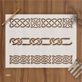 Celtic Border Stencil For Walls Painting Scrapbooking Stamping Stamp Album Decorative. 