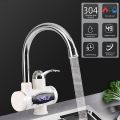 Hot Water Tap Instant Heating Electric Water Heater Faucet, instant electric water heater tap, instant electric geyser, Electric Water Tap, Water Heater, Digital Display with Shower Head for kitchen and bathroom, Water Geezer,. 