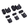 3pc Ring Core Ferrite Bead Clamp Choke Coil EMI RFI Noise Filter Clip Snap Cable. 