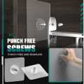 6pcs Photo Frame Hooks Invisible Stickers Hanging Picture Painting Non-Trace Self Adhesive Nails Hook Wall Paste Tack. 
