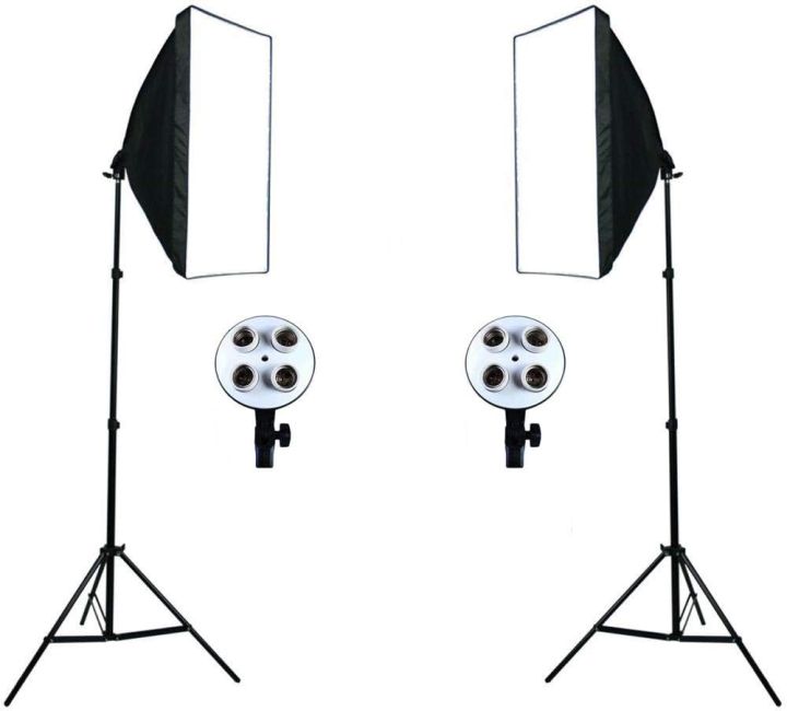 Combo%20Pack:%202%20Sets%20of%202-Holder%20Softbox%20Lights%20for%20Studio%20%7C%2050x70%20Softbox%20with%207%20Feet%20Stand%20-%20Image%203