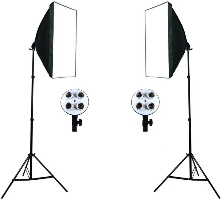 Combo%20Pack:%202%20Sets%20of%202-Holder%20Softbox%20Lights%20for%20Studio%20%7C%2050x70%20Softbox%20with%207%20Feet%20Stand%20-%20Image%203