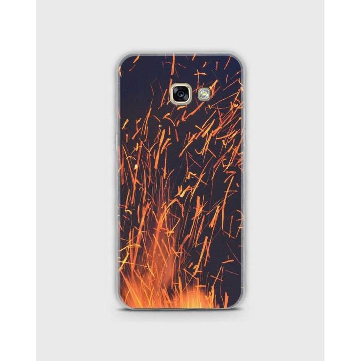 Samsung A730, A7 2017 Cover in Hybrid Soft Case cover Tpu Fire Style - 1cover2301