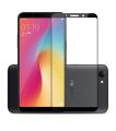 Oppo F5 Black Complete Full Screen Edge to edge Tempered Glass Protector 3D For Oppo F5. 