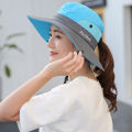Sun Hat Contrast Color Wide Brim Dome Hat. 