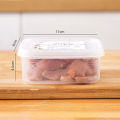 Frozen Meat Storage Box Portable Refrigerator Fruit Vegetable Fresh-Keeping Organizer Box Transparent Cheese Container Kitchen. 