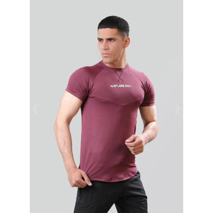 Men's T-Shirt for Gym and Workout - Maroon
