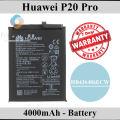 Huawei P20 Pro Battery HB436486ECW Replacement Premium Quality 4000mAh For Huawei P20 Pro. 