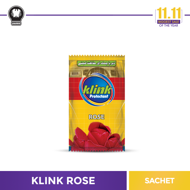 Harris Klink Protectant Rose (Pack of 10 Sachets)