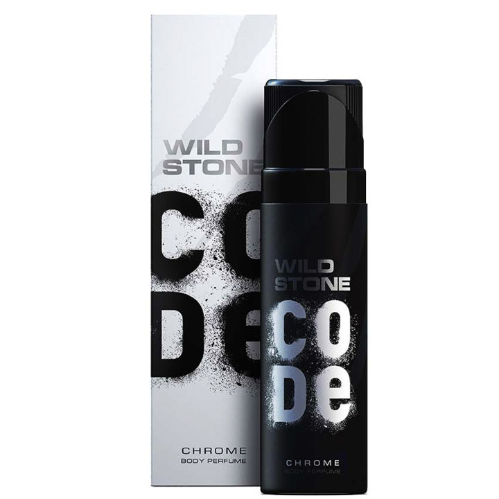 Wild Stone Code Chrome Perfume Body Spray For Men - 120 ml