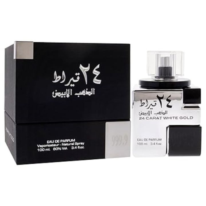 Lattafa 24 Carat White Gold - Eau De Parfum (100ml)