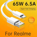 Original Type C Cable for OPPO and Realme Phones - Super Fast 6A VOOC Dart Charge, Multiple Lengths. 