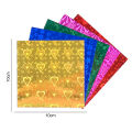 Easy to Fold Origami Paper 50pcs Colorful Square Origami Paper Set for Diy Crafts Scrapbooking Handmade Paper Cranes Shining Folded Paper Decoration Ideal for Kindergarten Children's Projects. 