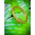 Girls Fashionable Artificial Gold Bangles-Fancy Design kangan 2 pieces. 