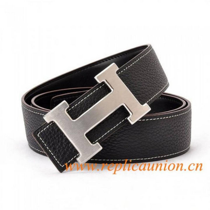 H Metal Buckle Belt for Men & Women