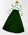 14th August Special | Independence Day Collection | Butterfly Printed Top with Skirt & Belt | Women's & Girls' Festive Wear | Pakistani Flag Colors | Patriotic Clothing | Stylish Independence Day Outfit |High-Quality Summer Fashion |Trending & Most Demand. 