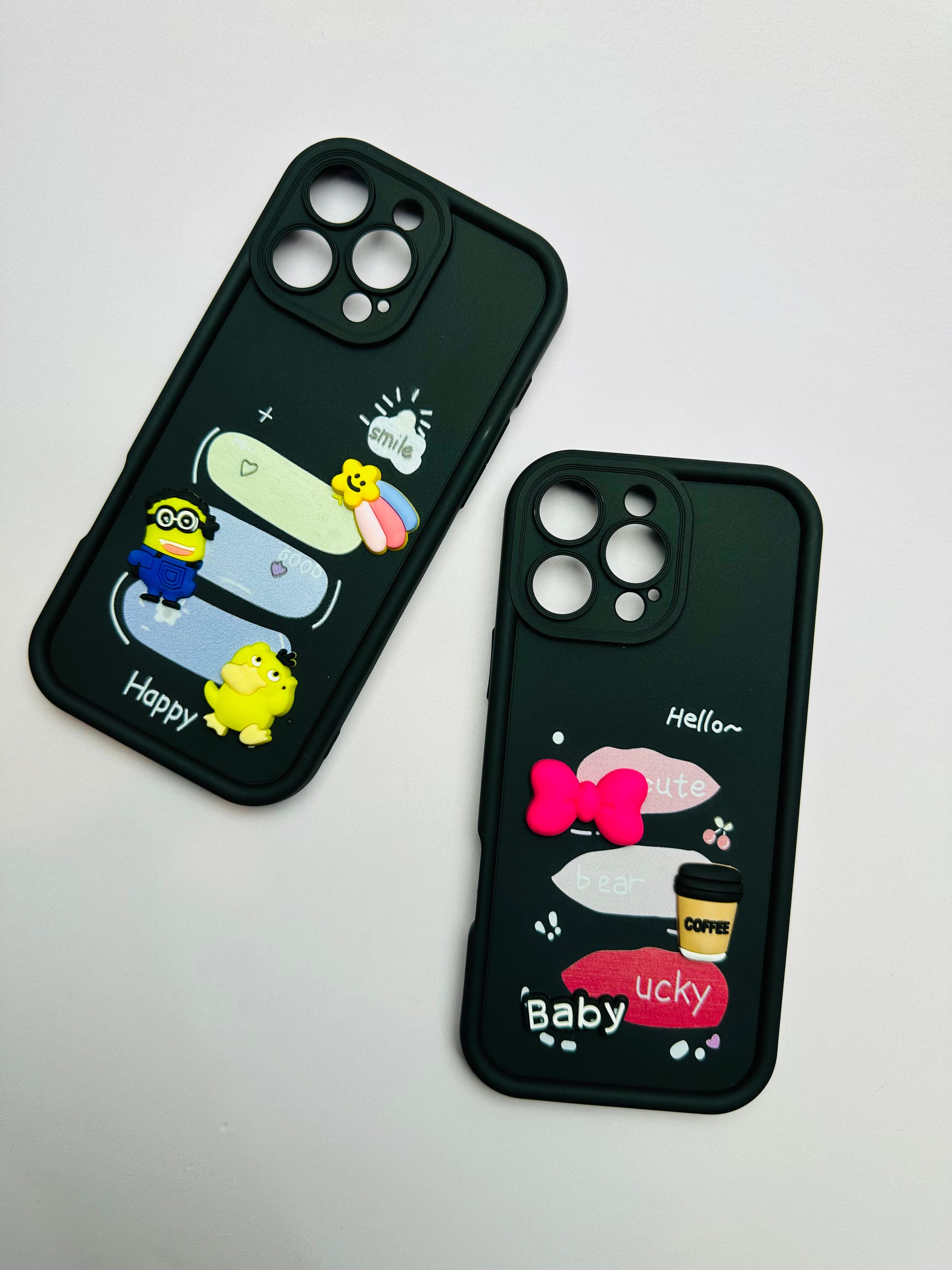 Lahore Mobile Case for Iphone 16 Pro Girls Back Cover - Luxerey Back Cover - Creative Lovely 3D Doll -Iphone 16 Pro Dolls Case 6