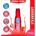 Playtime Funtime Strawberry And Cherry flavoured Lube Water Based Lubricant - 75ml. 