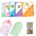Multicolor Baby Wrapping Shawl with Hoodie - Baby Blended Shawl - Baby Swaddle Wrap Blanket. 