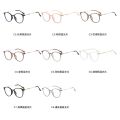 JIUERBA Eyewear Round Myopia Eyeglasses Frames Anti Radiation Replaceable Lens Computer Eyeglass for Men and Women Optical Glasses. 