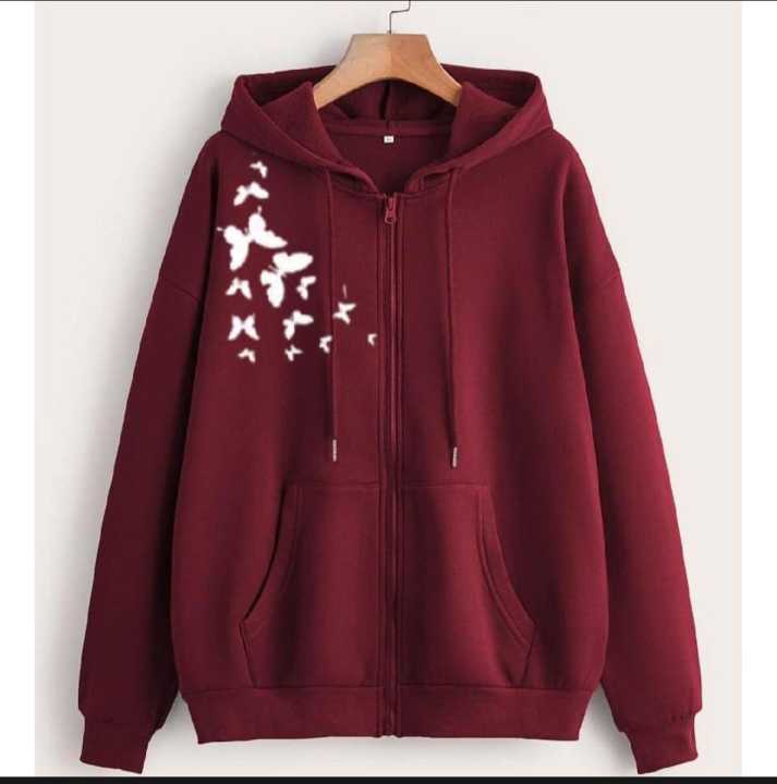 Flower%20Printed%20Fleece%20Zipper%20Jacket%20for%20Girls%20and%20Women,%20Trendy,%20Comfortable,%20Durable,%20and%20Soft%20Fabric%20for%20Casual%20Wear%20-%20Image%204