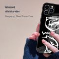 Dodge Challenger S-SRT Burnout Phone Case Tempered Glass for IPhone 14 13 11 Pro Max XR XS MAX 8 14 15 Plus 12 Pro Phone Covers. 