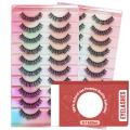 Eyelashes, Style Z207, 10 Pairs Pack, Natural Lashes. 