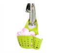 Kitchen Drain Basket Sink Sponge Holder Bathroom Soap Comb Storage Shelf Portable Hanging Drain Bag Storage Holder Rack. 