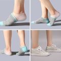 Silicone Height Increasing Pad Heel Insole Cushion Soles Unisex Invisible Socks. 