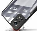 Infinix Note 11Pro Case ipaky Under protection Hybrid Armor Cover with Camera Protection (Transparent Black). 