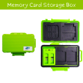 Memory Card Case, Memory Card Storage Box, Card Box, Built in Gopro Charging Base, Travel Crad Box. 