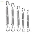 Tensioner Shade, Sail Hardware Kits, Adjustable Turnbuckles Hook Wire Rope Tension for Tree, Fence Posts, Patio, Square Rectangle Shade Sail Lawn. 