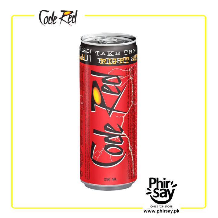 Code Red Shake Code Red Energy Drink - Made in Saudi | Imported | 250 ml Can | Daraz.pk