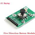 Joystick Module 5 Five Direction Navigation Button Module for MCU AVR Game 5D Rocker Joystick Independent Keyboard for Arduino. 