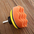 6Pcs 5/6/7 inch Gross Polishing Waxing Buffing Pad Kit Drill Adapter Car Polisher Buffer. 
